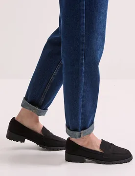 Women's Leoni Chunky Loafers in Natural Black Size: 7 - Natural Black - Size: 7 - Dorothy perkins - FashionsVida