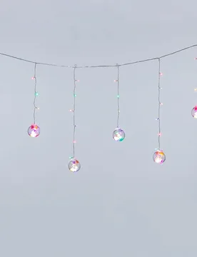 Guirlande Lumineuse Connectable Icicle Wave Wishing Ball Rgby Low Voltage Ip44 Indoor & Outdoor 3m + 3mx0.6m 12 Strips Transparent One Size - AIGOSTAR - FashionsVida