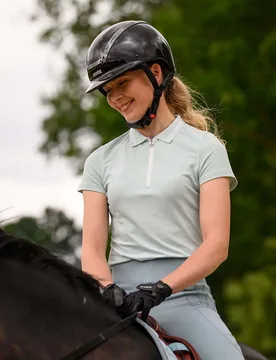 Damen Poloshirt CAVALBYLA crystal blue 38 - Cavallo - FashionsVida