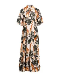 Maxi-Kleid Damen Cremeweiß M,S,XL Damen
