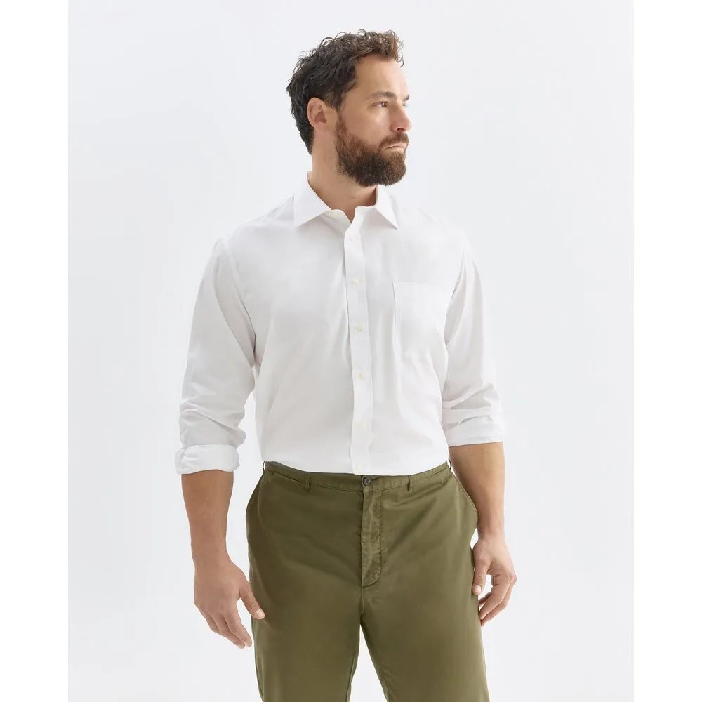 Camisa de hombre classic lisa tallas grandes - Dustin - FashionsVida