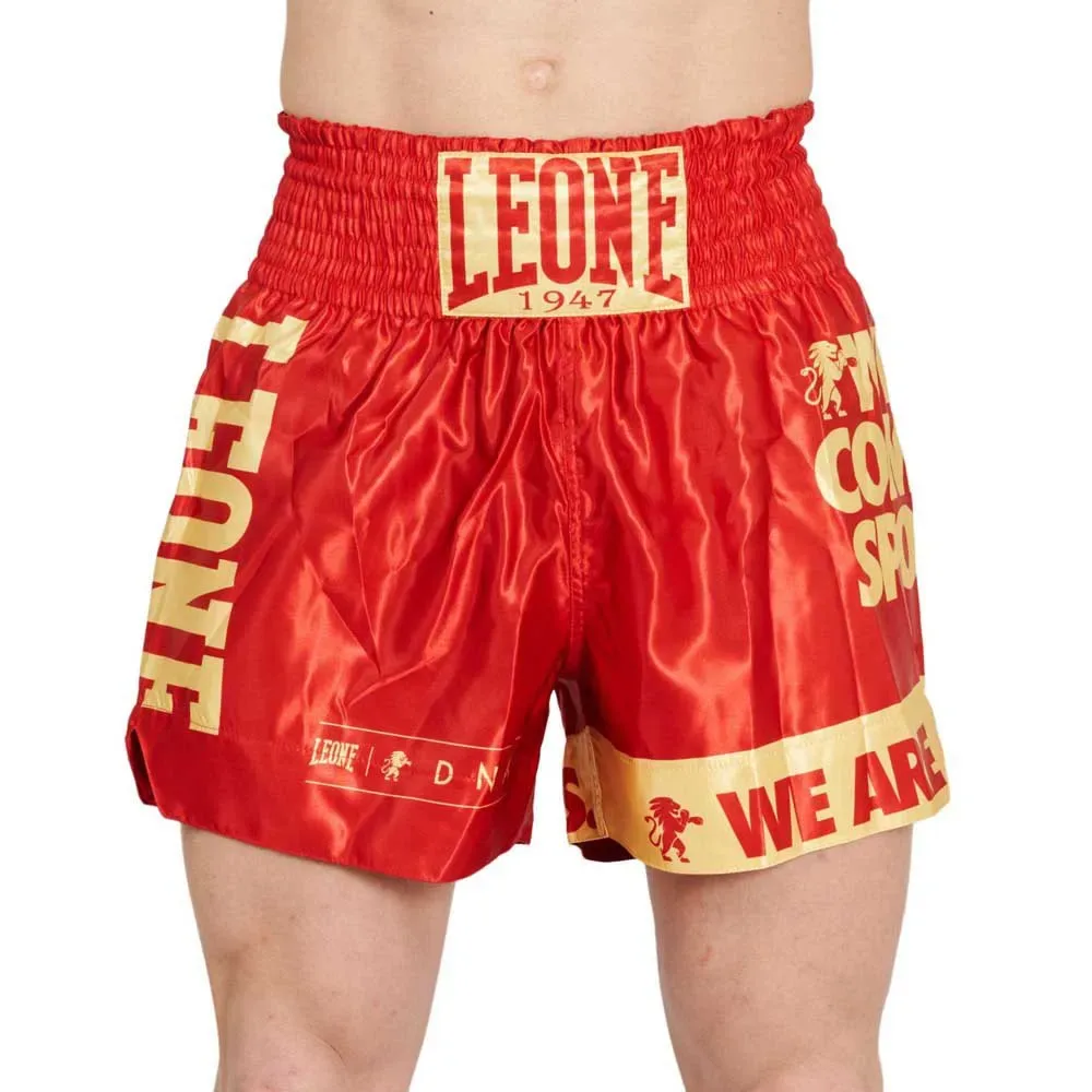 Shorts De Boxe Thaï Dna Red S - Leone1947 - FashionsVida
