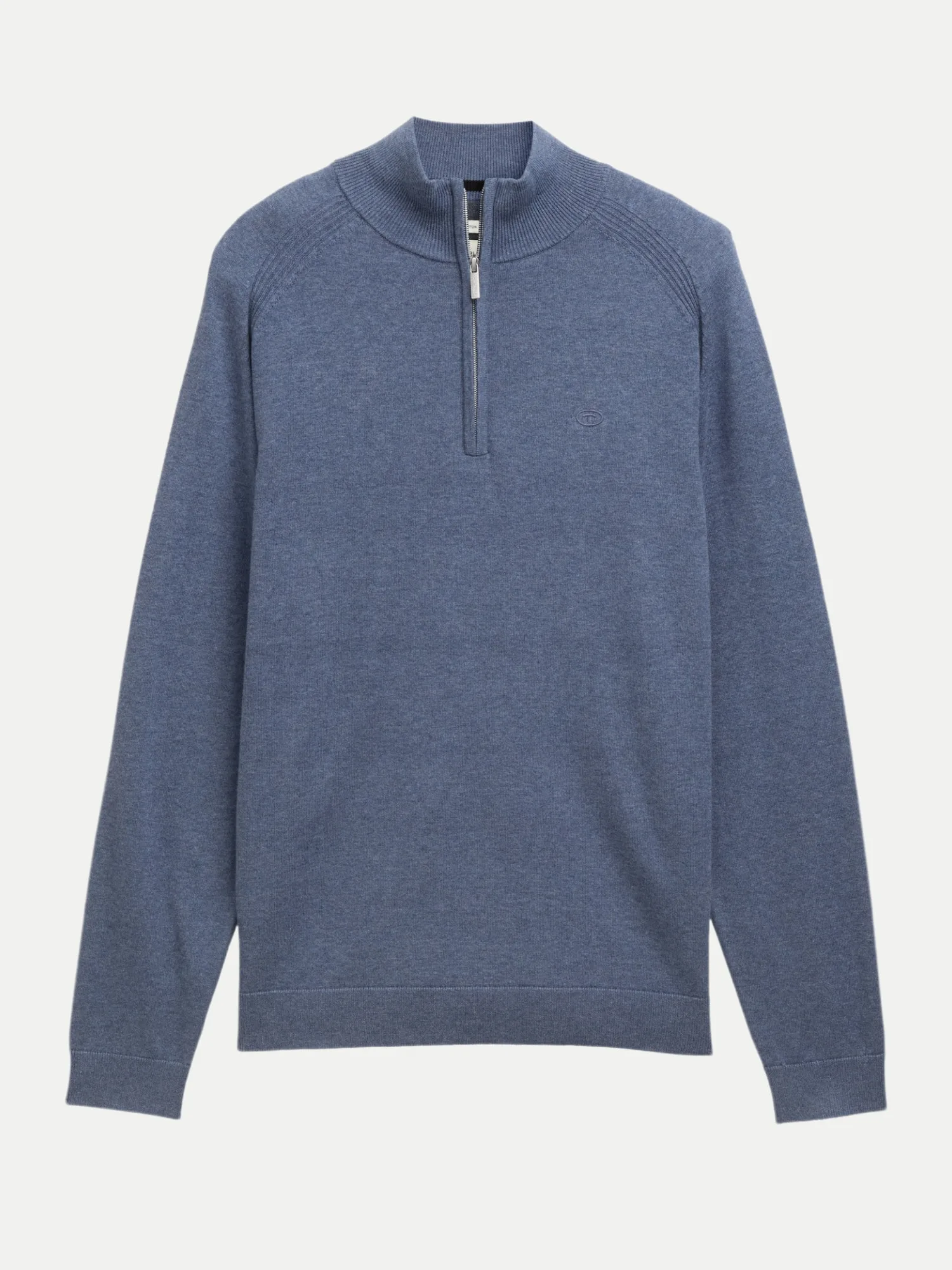 Strickpullover mit Logo-Stickerei Blau XL - Tom Tailor Casual - FashionsVida