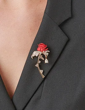 Pagen Brosche "Rose" - 3Pagen - FashionsVida