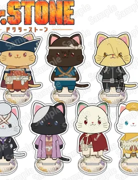 Anime Dr Stone Ishigami Senkuu Dr.xeno Snyder New Cat Style Acrylic Stand keychain Goods Collection Desk Decoration Ornament Gif - Aliexpress - FashionsVida