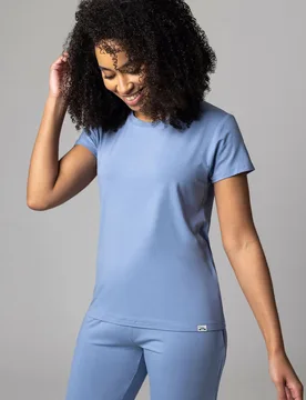 Women's 1 Pack Bamboo Loungewear Selection T-Shirt Blue UK 12 - Blue - Size: UK 12 - Lazy Panda - FashionsVida