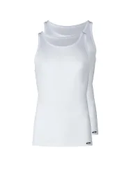 Top - Camiseta interior, paquete de 2, blanco blanco XL