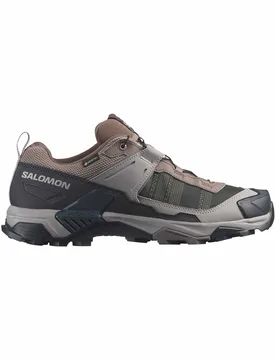 Chaussures de randonnée en GORE-TEX - X Ultra 5 GTX M Iron/Dark Navy - Taille 41 1/3 - Gris - Salomon - FashionsVida