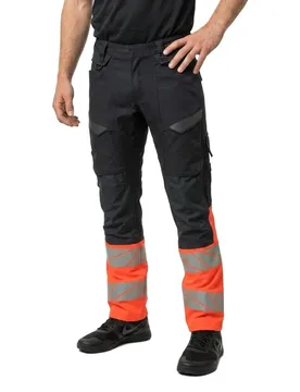 Pantalon De Travail Accelerate Safe 19679 Dark Navy / Hi-Vis Red 49 - MASCOT - FashionsVida