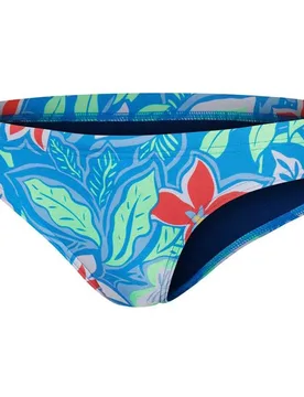 Allover Hipster Bikini Bottom Bondi Blue / Fake Green / White / Risk Red UK 30 Women - Speedo - FashionsVida