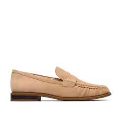 Women's Alixea Walk Warm Sand Suede Loafers, Slip Ons in Beige Size: 5-Standard Fit - Beige - Size: 5-Standard Fit