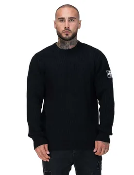Sweat-shirt Moycullen Black / White S - Lonsdale - FashionsVida