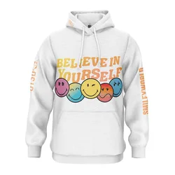 Felpa Con Cappuccio Smileyworld Believe Multicolour L