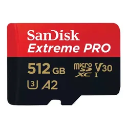Carte Mémoire Microsdxc Extreme Pro 512gb Black One Size unisex