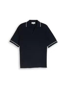 Slub knit polo male - M - FashionsVida