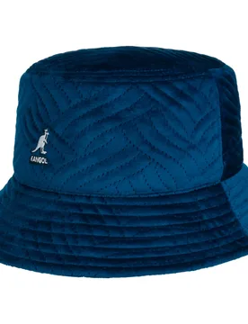 Plush Wave Puff Bucket Cloth Hat by - navy - Herren - Size: S/M (54-57 cm) - Kangol - FashionsVida