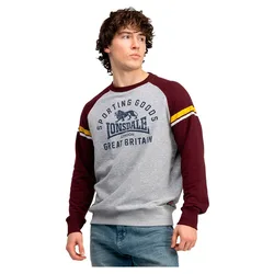 Sweat-shirt Bregis Marl Grey / Oxblood / Navy L