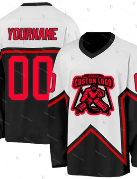 Custom Name Team Gradient Graffiti Colorful Retro Breathable Pullover 3DPrint Casual Harajuku Hockey Long Sleeve Jersey Shirts Y - Aliexpress - FashionsVida