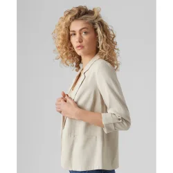 Blazer clásica de mujer abierta