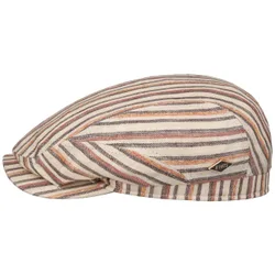 Tenscott Driver Linen Flat Cap by - beige - Size: L (58-59 cm)