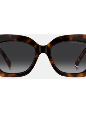 Gafa de sol de mujer cuadrada en acetato con lente degradada - Tommy Hilfiger - FashionsVida