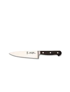 Kochmesser 16cm CLASSIC OAK Räuchereiche braun - Ritter - FashionsVida