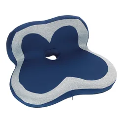 Sitz- und Lendenkissen "2 in 1" blau