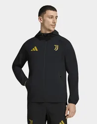 Mens Giacca a vento Juventus Tiro Travel - Nero, nero nero Uomo taglia M