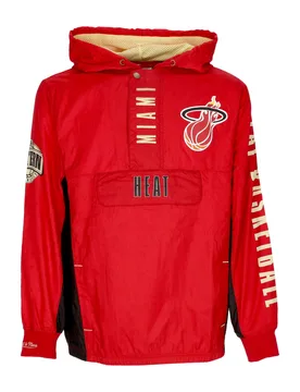 Giacca a Vento Infilabile Uomo Nba Team Og 2.0 Anorak Windbreaker Vintage Logo Miahea Original Team Colors - Mitchell & Ness - FashionsVida