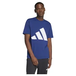 T-shirt à Manches Courtes Essentials Big Logo Dark Blue / White M