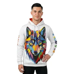 Be A Wolf Hoodie Multicolour L Men,Women