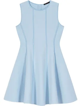 Vestido corto acampanado con lazos de strass - Maje - FashionsVida