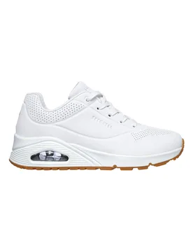 Sneakers bianche con cuscinetto ad aria e soletta memory foam UNO Stand on Air 37 - Skechers - FashionsVida