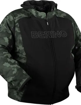 Giubbotto Moto DAVIS King Size Nero Camo taglia 2XL - Bering - FashionsVida