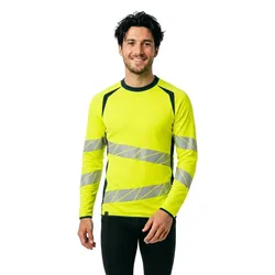 Sweat-shirt Accelerate Safe 19084 Hi-Vis Yellow / Dark Petroleum S