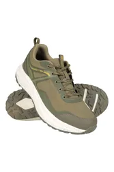 Momentum Mens Waterproof Trail Running Shoes - Green - Green - Size: 9
