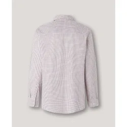 Camisa de hombre sarga cuadros fit regular