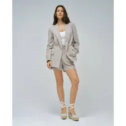 Bermudas de mujer de lino