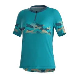 Maglia A Maniche Corte Diana Turquoise