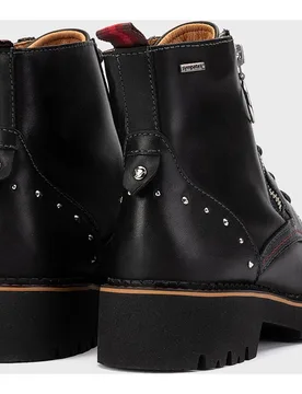 Botines planos de mujer de piel con protección sympatex en color - Pikolinos - FashionsVida