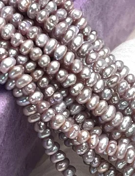 AAA 3-4mm Purple Bread Beads Semi-finished Natural Freshwater Pearl Beads for Jewelry Making DIY Necklace Bracelet Accessories - Aliexpress - FashionsVida