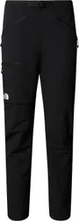 Pantalon d'alpinisme - W Summit Chamlang Softshell Pant TNF Black en Nylon - Taille S - Noir