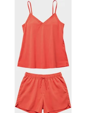Pijama completo de mujer con top y short - Gisela - FashionsVida