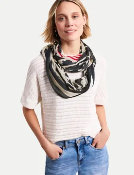 Street One Schlauchschal Schwarz - Street One - FashionsVida