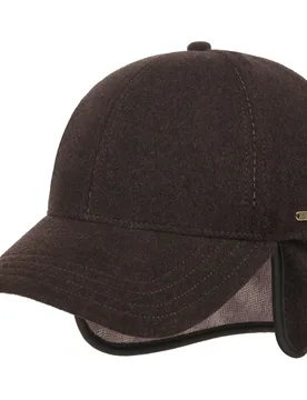 Vaby Ear Flaps Cap by - dark brown - Female - Size: M (56-57 cm) - Stetson - FashionsVida