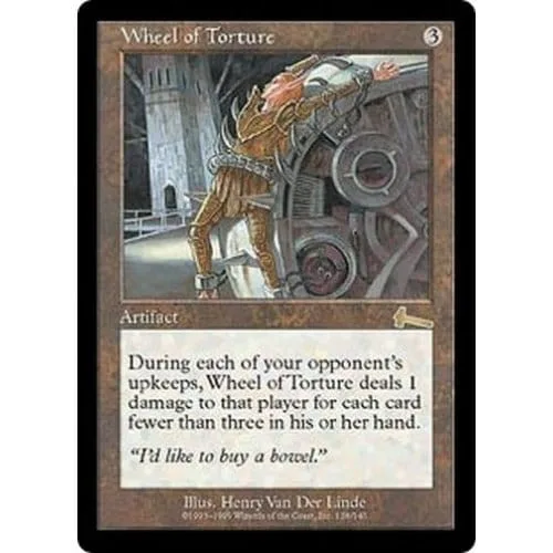 Wheel of Torture (foil) Urza's Legacy - Magic: The Gathering - FashionsVida
