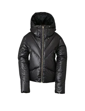 Damen Skijacke Irregular Cutting Down schwarz 38 W - Phenix - FashionsVida