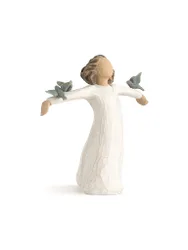 Figur - Happiness 14 cm weiss baby