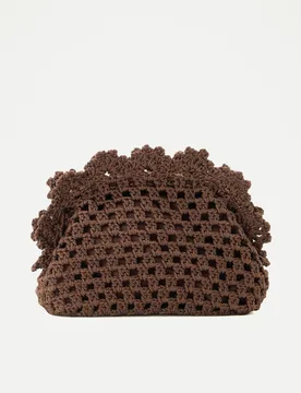 Bolso de crochet con cadena - Tintoretto - FashionsVida