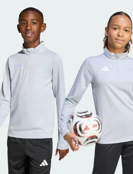 Entrada26 Training Top Bambini 9-10A Team Light Grey / White - Adidas - FashionsVida